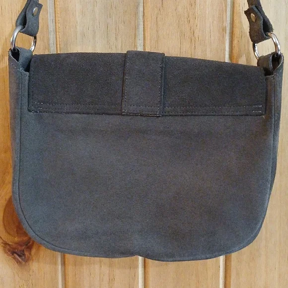 Vintage Smartaire Miss America Suede Purse - Picture 5 of 11